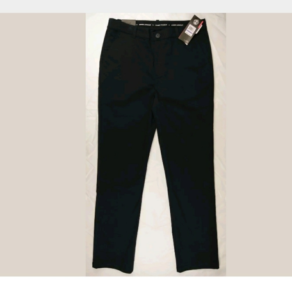 UNDER ARMOUR Boys Navy Blue Uniform Pants Husky 18